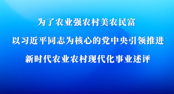 为了农业强农村美农民富 以习近平同志为核心的党中央引领推进新时代农业农村现代化事业述评