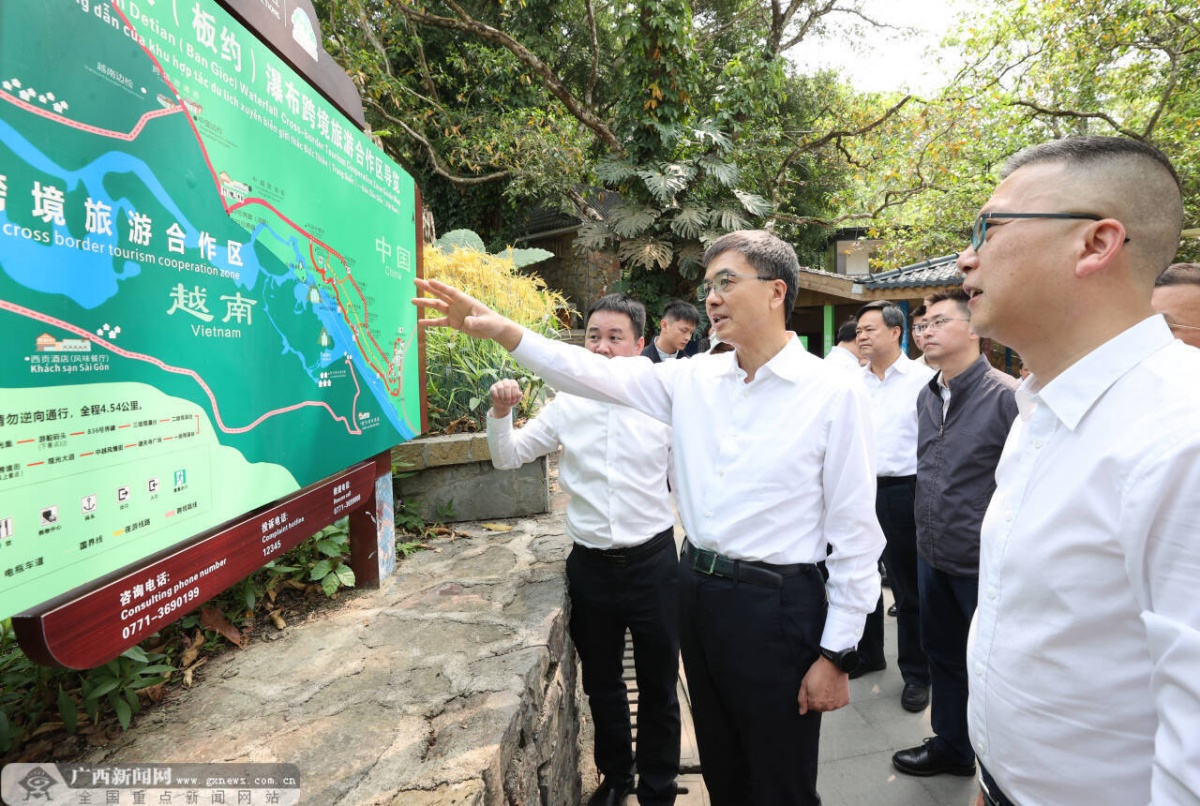 陈刚在崇左市调研时强调：突出人文交流高站位建设跨境旅游合作区
